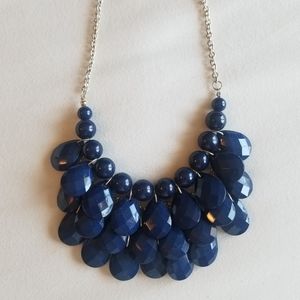 Navy Blue Necklace